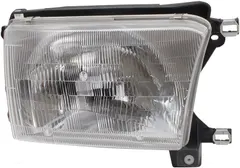 Brock Replacement Passengers Halogen Headlight Headlamp Compatible with 96-98 4Runner 8111035231