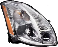 Brock Replacement Passengers Halogen Headlight Headlamp Compatible with 03-05 350Z 26010ZA80A