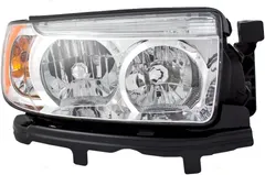 Brock Replacement Passengers Halogen Headlight Headlamp Compatible with 2006-2008 Forester 84001SA461