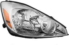 Brock Replacement Passengers Halogen Headlight Headlamp Compatible with 2004-2005 Sienna Van 81110AE010