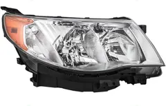 Brock Replacement Passengers Halogen Headlight Headlamp Compatible with 2009-2013 Forester 84001SC061
