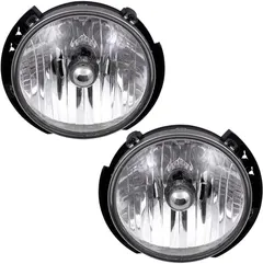 Brock Replacement Set Driver and Passenger Halogen Headlights Compatible with 55078149AD 55078148AD