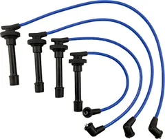 Cable Master High Performance Low Resistance Spark Plug Wires Compatible with Acura Integra 1.7L 1.8L 1992-2001 Honda Civic/Civic del Sol 1.6L 1994-2000 L4 4 Wires