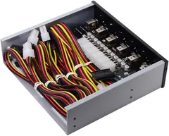 cablecc 6 Hard Disk Control System Intelligent Control Management System HDD SSD Power Switch with 5.25 CD-ROM Bay