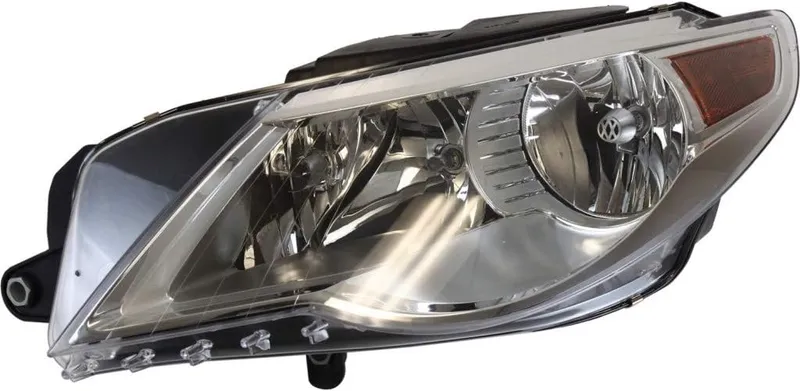 CarLights360: For Volkswagen CC Headlight Assembly 2009-2012 Driver Side DOT Certified w/Bulbs Halogen Type - Replacemen