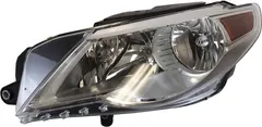 CarLights360: For Volkswagen CC Headlight Assembly 2009-2012 Driver Side DOT Certified w/Bulbs Halogen Type - Replacement For VW2502139