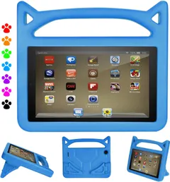 Case for All-New 7 Tablet (Compatible with 7th Generation, 2017 Release/9th Generation, 2019 Release),Dinines Shockproof Light Weight Kids Cover for Tablet 7,Blue