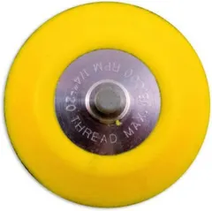Chicago Pneumatic 8940158330 3" Hook & Loop Pad , Yellow