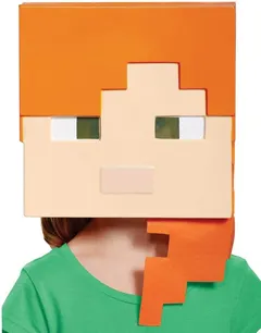 Child's Minecraft Alex Mask