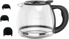 Coffee Machine Replacement Carafe 12 cups- compatible with Mr. Coffee, Black Decker,Keurig Duo (Not K-Duo Essentials), Mueller,Cuisinart, Kitchen Aid coffee machines, BPA free