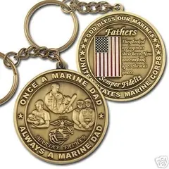 Coins For Anything Inc Marine Dad Keychain