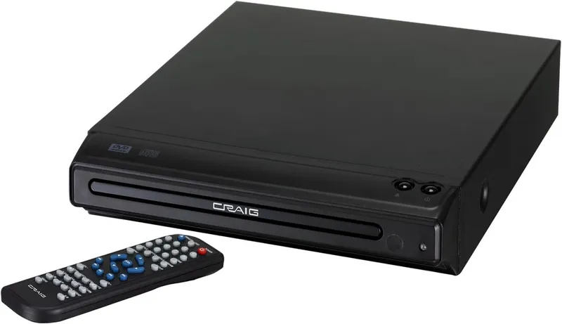 Craig Electronics Compact DVD Player with Remote Control