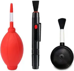 Dearjana Camera Cleaning Kit,Electronics Cleaning Tools Include Air Blower Pump,Lens Cleaner Pen and Dust Blower Cleaner with Brush for DSLR VCR DC Camera Lenses Telescope Filters Cleaning