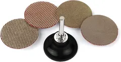 Diamond Roll Lock Sanding Disc 2 Inch Electroplated Quick-change Discs for Stone Ceramic Glass Fast Grinding
