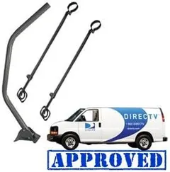 DirecTV SlimLine Under Eave Mount w/ Two Adjustable Braces