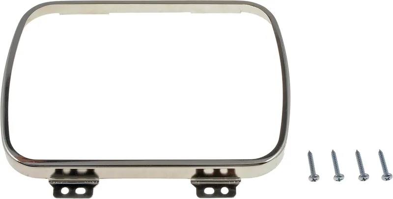 Dorman 42407 Rectangular Headlamp Retaining Ring With 4 Retaining Screws - Steel Universal Fit