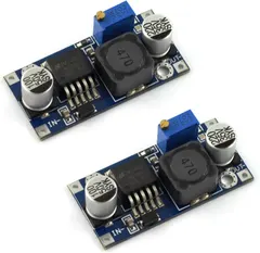 DZS Elec 2PCS LM2596 DC-DC Step Down Variable Volt Regulator Input 3.2V-40V Output 1.25V-35V Adjustable Buck Converter Electronic Voltage Stabilizer Power Supply Module