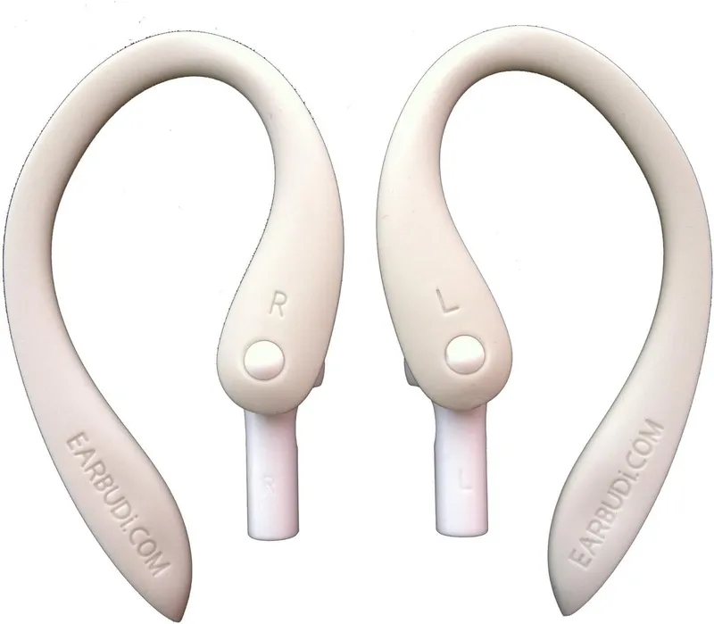 EARBUDi Ear Hooks Compatible with Apple EarPods | Adjustable Rubber Ear Loops Compatible to Keep Apple EarPods in Place