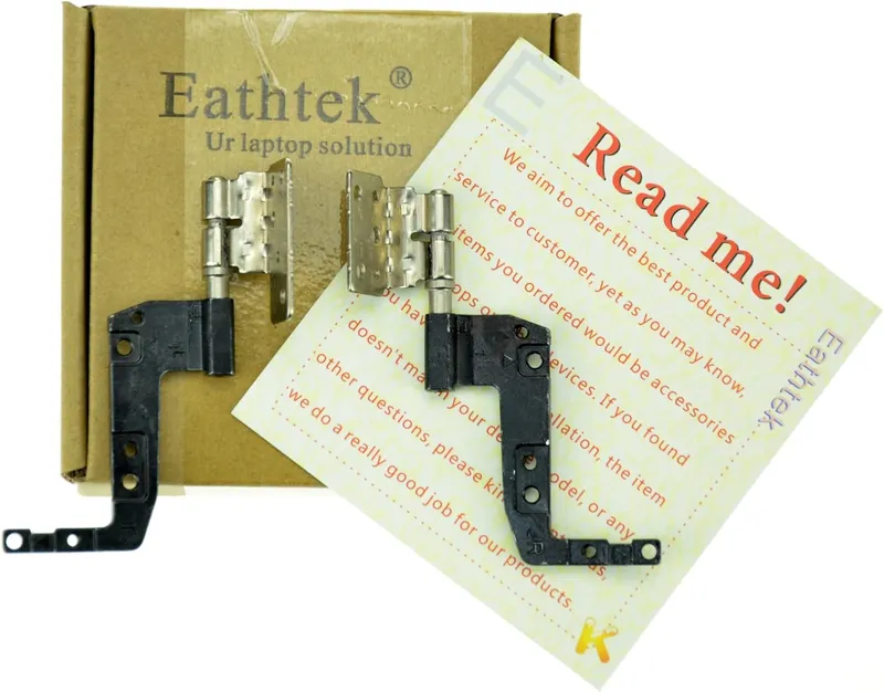 Eathtek Replacement Screen Hinge Left Right Hinges Set for Dell Latitude E5520 seires, Compatible Part Number 31FVT 3RCY