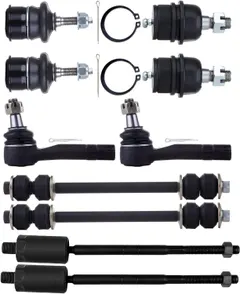 ECCPP 10PC Front Inner Outer Tie Rods, Front Sway Bar End Link, Front Lower Upper Ball Joints 2002 2003 2004-2005 for Ford Explorer for Mercury Mountaineer