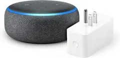 Echo Dot (3rd Gen) bundle with Amazon Smart Plug - Charcoal