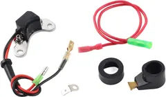Electronic Ignition Spark,Electronic Ignition Points Conversion Kit Car Modification Accessories Fit for Lucas 25D + DM2
