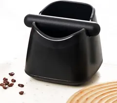 Espresso Knock Box - Coffee Grounds Knock Box With Removable Knock Bar - Espresso Machine Barista Accessories