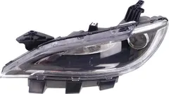 Evan Fischer Headlight Assembly Compatible with 2016-2017 Chrysler 200 Halogen Chrome Interior with LED DRL C/Limited Models CAPA Driver Side