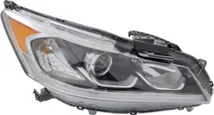 Evan-Fischer Headlight Assembly Compatible with 2016-2017 Halogen Sedan Passenger Side