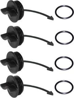 Exact Replacement Part Compatible with SeaDoo Drain Plug GTI SE LIMITED RENTAL GTS PRO Spark WAKE 130 155 4 TEC 2011-2014 292001352 292001320 – 4-Pack