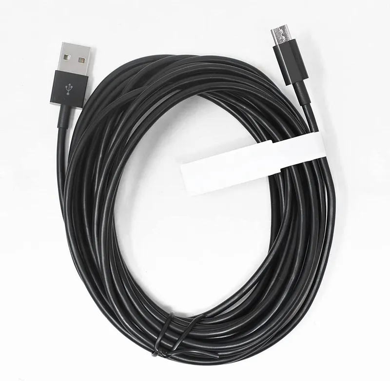 FASTSNAIL 2 Pack 26FT Extension Charging Cable and Data Sync Cord Compatible with PS4/Xbox One Controllers,Kindle Fire,A
