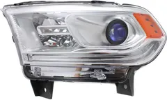 For 2014 2015 Dodge Durango Driver Side Halogen Headlight Chrome For 68188731AF + 68188731AD/68188731AE | CH2502256