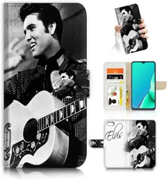 for iPhone 8 Plus, for iPhone 7 Plus, iPhone 6 Plus, iPhone 6s Plus, Designed Flip Wallet Phone Case Cover, A24579 Elvis Presley