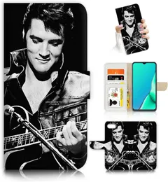 for iPhone 8 Plus, for iPhone 7 Plus, iPhone 6 Plus, iPhone 6s Plus, Designed Flip Wallet Phone Case Cover, A24490 Elvis Presley 24490