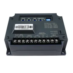 FridayParts EG2000 Engine Speed Control Unit Controller 10-32VDC for Gasoline Diesel Generator Electronic Governor, Black
