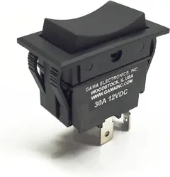 GAMA Electronics Rocker Switch Polarity Reverse Motor Control maintained