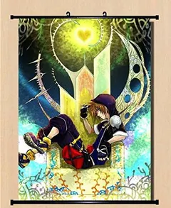 GAME DISNEY'S KINGDOM HEARTS Series Home Decor Wall Scroll Poster Fabric Painting 23.6 x 31.5 Inches-041