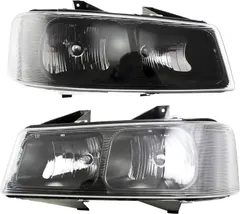 Garage-Pro Headlight Assembly Compatible with 2003-2014 Chevrolet Express 1500 / GMC Savana 1500 Composite, Halogen, Set of 2, Driver and Passenger Side, Clear Lens