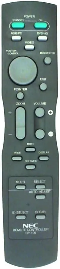 Genuine NEC RP-109 Projector Remote Control.