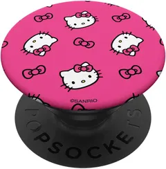 Hello Kitty and Bows Pattern PopSockets PopGrip: Swappable Grip for Phones & Tablets