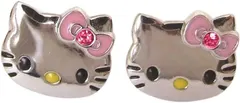 Hello Kitty Sterling Silver Stud Earrings'.