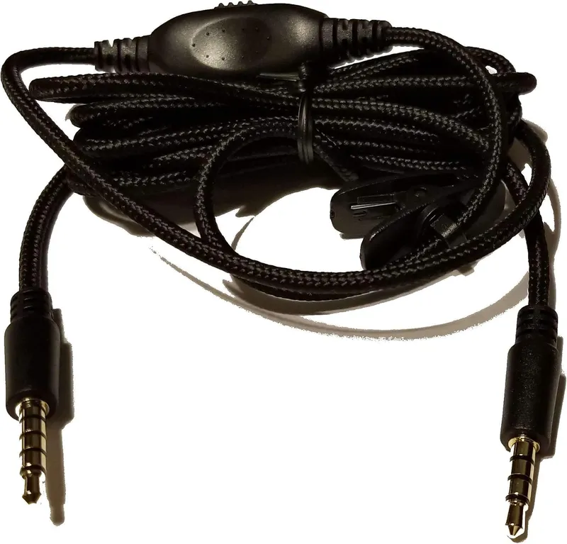 ienza Replacement 2M / 6FT Aux Cable with Inline Mute Switch Compatible with Both Astro A40 and A10 Xbox One PS4 Gaming