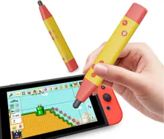 IFYOO Capacitve Stylus Touch Pen, Pen Shape Switch Game Controller for Super Mario Maker 2, Dr Kawashima's Brain Training, Touch Pen for Nintendo Switch, Switch Lite, Touch Screen Phone - [Yellow]