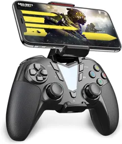 IFYOO PS4 Wireless Controller Compatible Gamepad with Mobile Games MFi Games for iPhone/iPad(iOS 13 or Above), Mac OS, Android(Ver. 10 or Above) Phone/Tablet/TV, for Playstation 4 - Black&Red