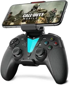 IFYOO PS4 Wireless Controller Gamepad Compatible with Mobile Games MFi Games for iPhone/iPad(iOS 13 or above), Mac OS, Android(Ver. 10 or above) Phone/Tablet/TV, For Playstation 4, Slim, Pro - Black
