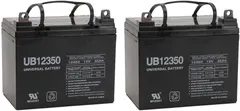Invacare Wheelchairs U1 Gell Replacement Battery - 2 Pack