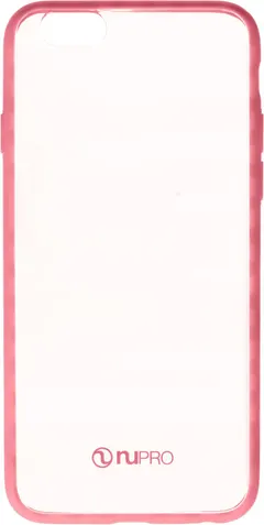 iPhone 6s case, iPhone 6 case, Nupro Lightweight Protective Bumper Case Cover for Apple iPhone 6s (4.7" screen) - Clear/Pink