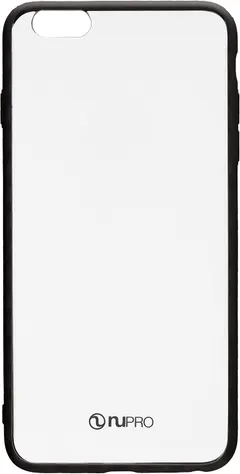 iPhone 6s Plus case, iPhone 6 Plus case, Nupro Lightweight Protective Bumper Case Cover for Apple iPhone 6s Plus (5.5" screen) - Clear/Black