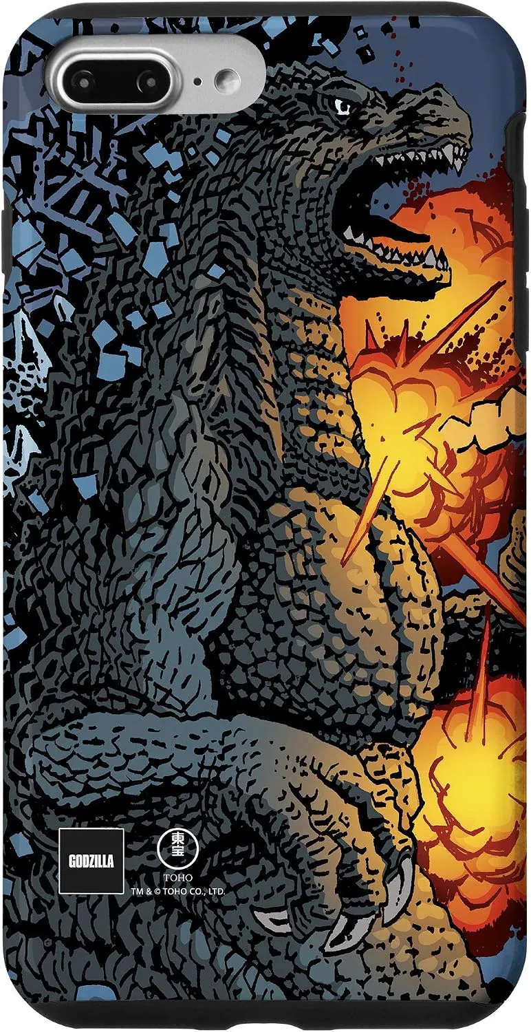 iPhone 7 Plus/8 Plus Godzilla Comic Art Rocket Attack Case