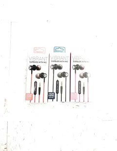 iWorld Vibrant Earbuds with mic
